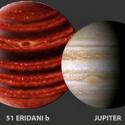 Eridani b with Jupiter